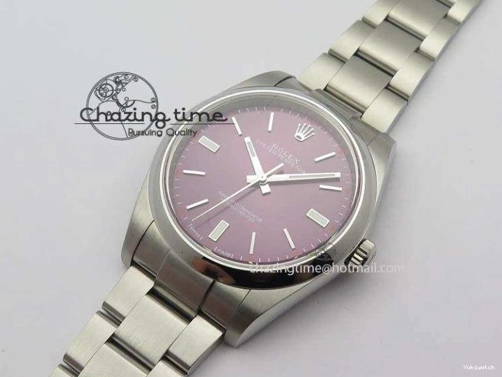 39mm 114300 Bracelet Dial SS On Best Edition SA3132 JF Oyster 1:1 Grape Perpetual 0228